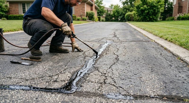 Asphalt Cracks Repair in Little Rock, AR