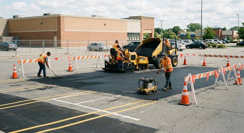 Asphalt Parking Lot Repair in Little Rock, AR