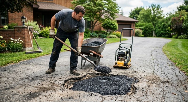 Asphalt Pothole Filling in Savannah, GA