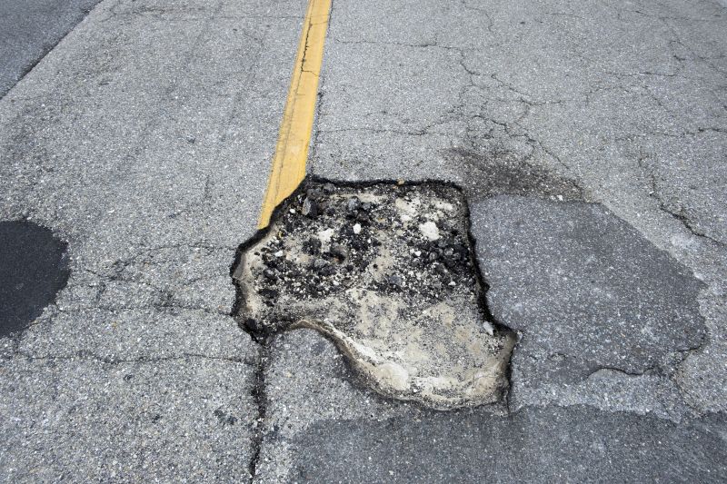 Asphalt Pothole Filling in Savannah, GA