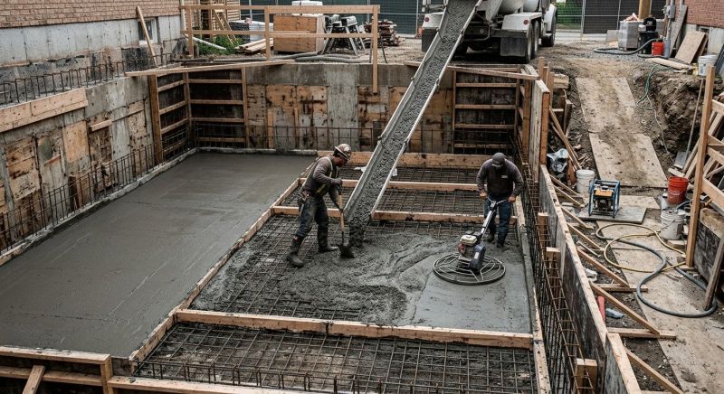 Basement Concrete Installation in Columbus, OH