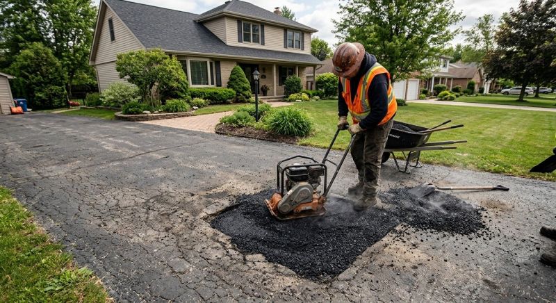 Blacktop Driveway Repair in Savannah, GA