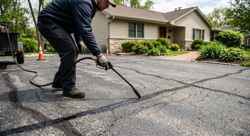 Blacktop Driveway Repair in Little Rock, AR