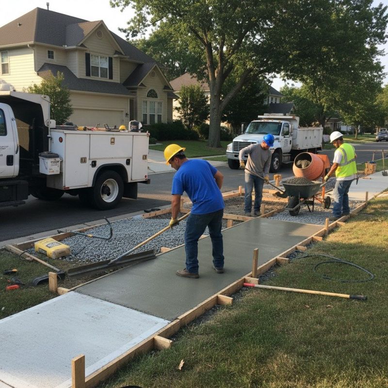 Cement Walkway Installation in Denver, CO
