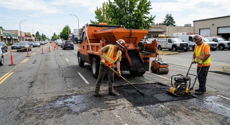 Commercial Pothole Repair in Fort Smith, AR