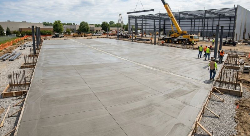 Commercial Slab Construction in Spartanburg, SC