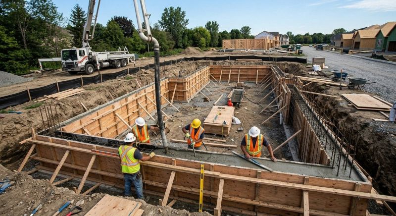 Concrete Foundation Pouring in Greenville, SC