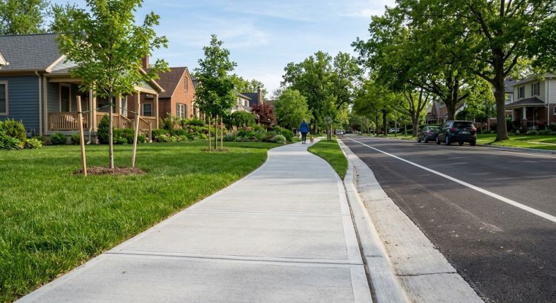 Concrete Sidewalk Construction in Salt Lake City, UT