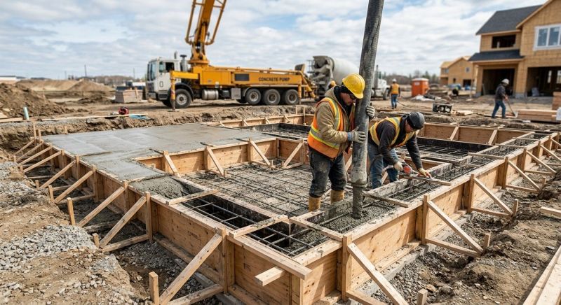 Foundation Construction in Fredericksburg, VA
