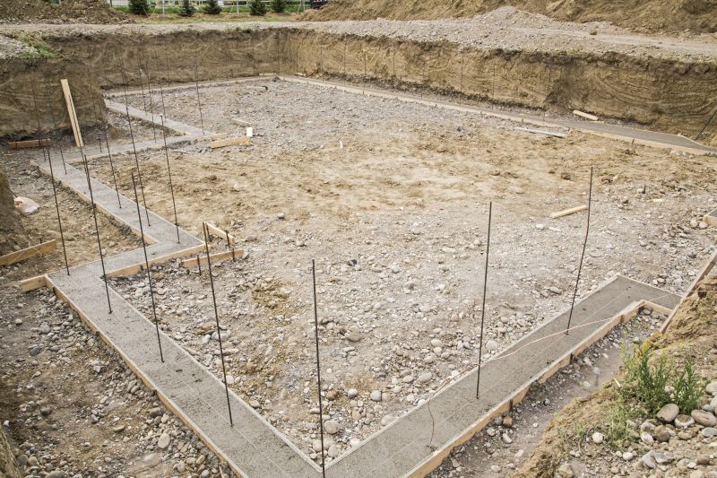 House Footing Construction in Fredericksburg, VA