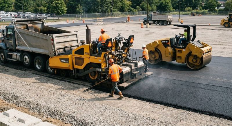 Industrial Asphalt Paving in Little Rock, AR