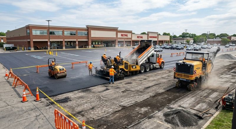Industrial Asphalt Paving in Little Rock, AR