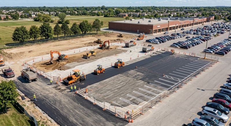 Parking Lot Expansion in Little Rock, AR