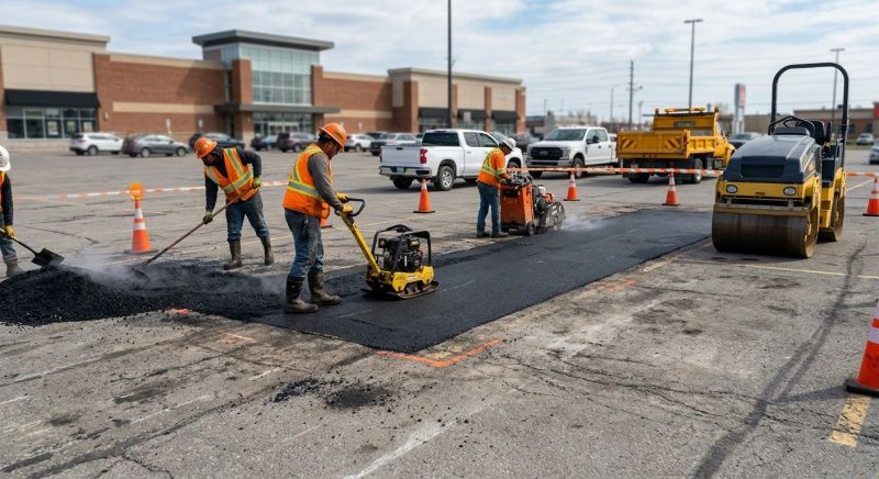 Parking Lot Repair in Conway, AR