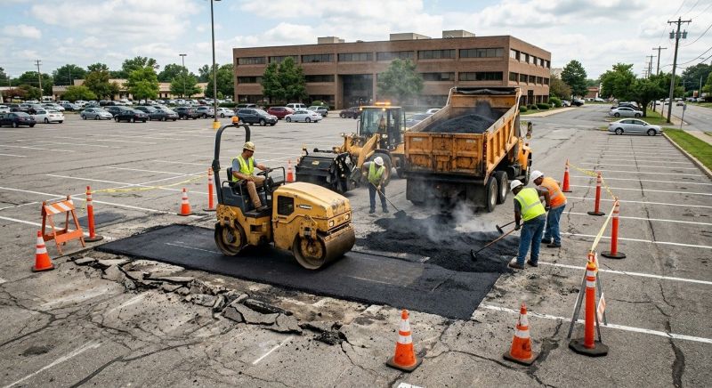 Parking Lot Repair in Bluffton, SC