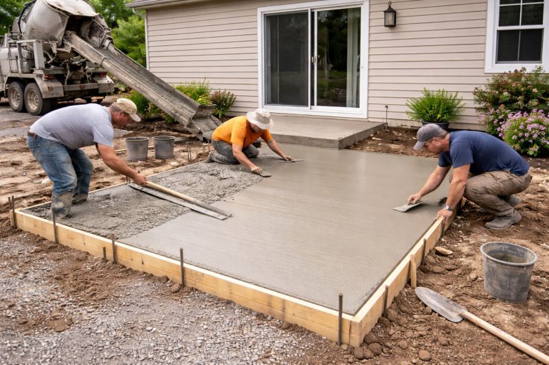 Porch Concrete Pouring in Fort Collins, CO