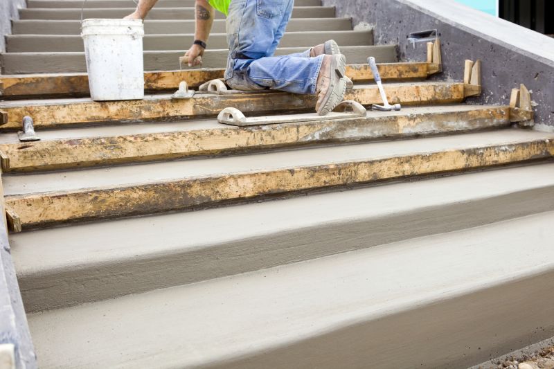 Poured Steps Installation in Salt Lake City, UT