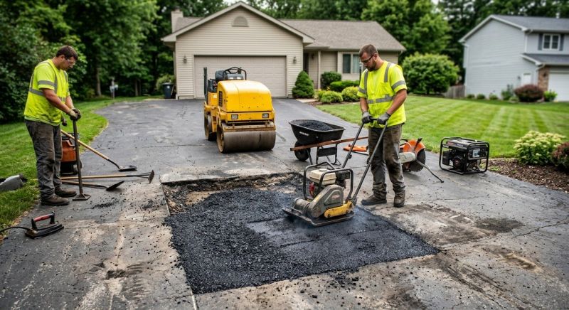 Residential Blacktop Repair in Little Rock, AR