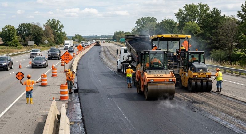 Road Resurfacing in Little Rock, AR
