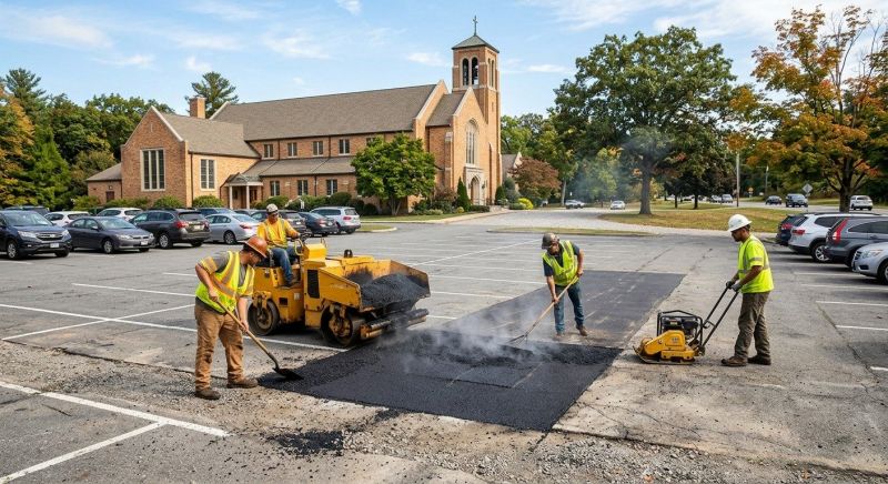 Asphalt Parking Lot Repair in Little Rock, AR