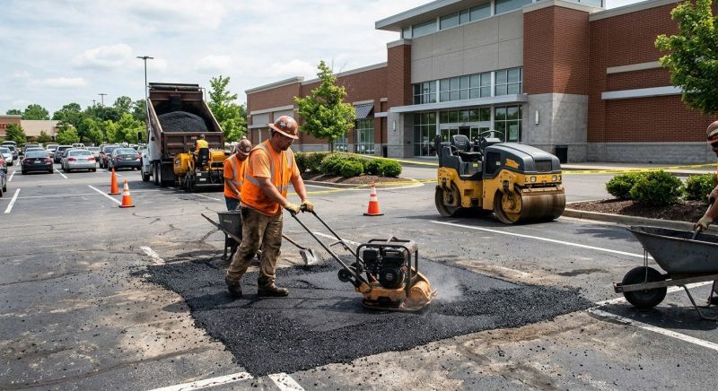 Asphalt Parking Lot Repair in Hilton Head Island, SC