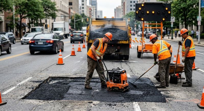 Commercial Pothole Repair in Fort Smith, AR