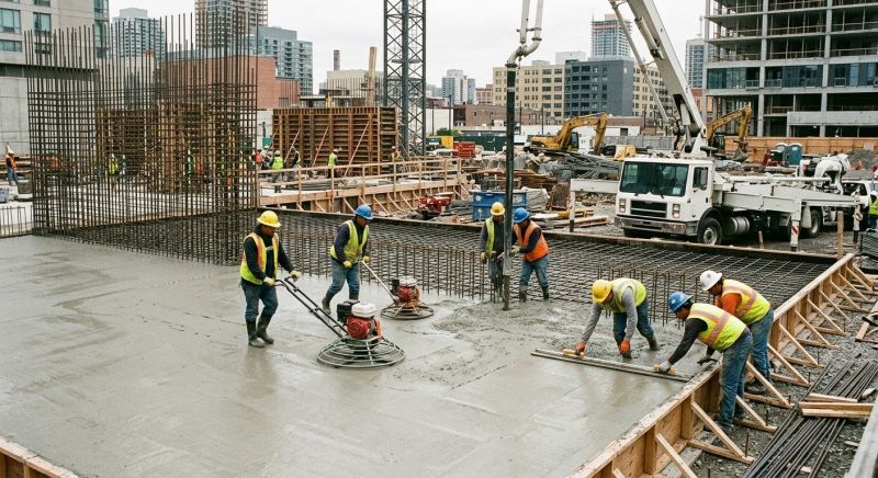 Commercial Slab Construction in Spartanburg, SC