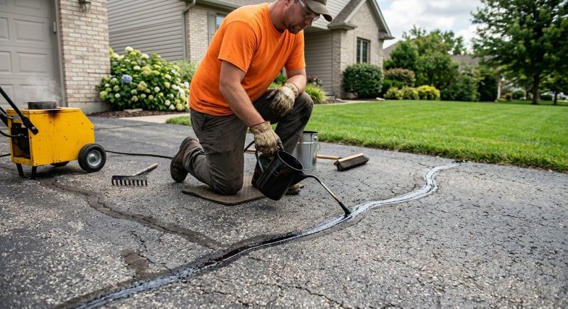 Driveway Asphalt Repair in Little Rock, AR