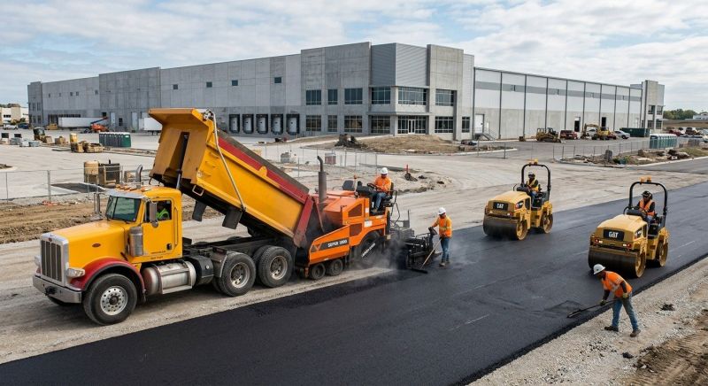 Industrial Asphalt Paving in Los Angeles, CA