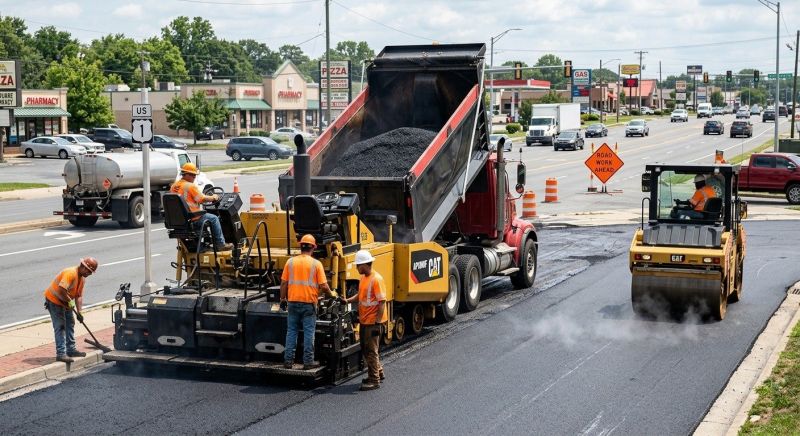 Road Paving Service in Little Rock, AR